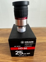 Second Hand Meade 5000 HD-60 25mm 6 Element eyepiece 1.25''