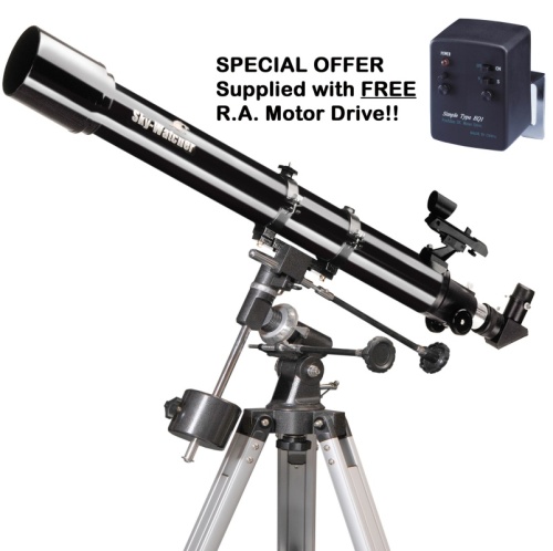 Skywatcher Capricorn 70 EQ1 Telescope With Free RA Motor Drive