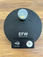 Second Hand ZWO EFW 8 Position Electronic Filter Wheel For 1.25'' Mounted Or 31mm Unmounted Filters FILTER WHEEL ONLY