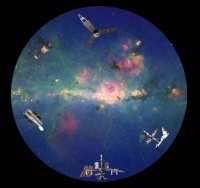 Sega Toys Space Exploration Sky Disc
